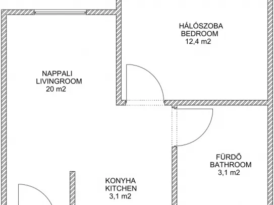 Eladó lakás Budapest VI. kerület, Izabella utca 40 nm