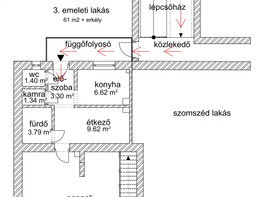 Eladó lakás Budapest XIV. kerület, Bosnyák tér mellett 126 nm