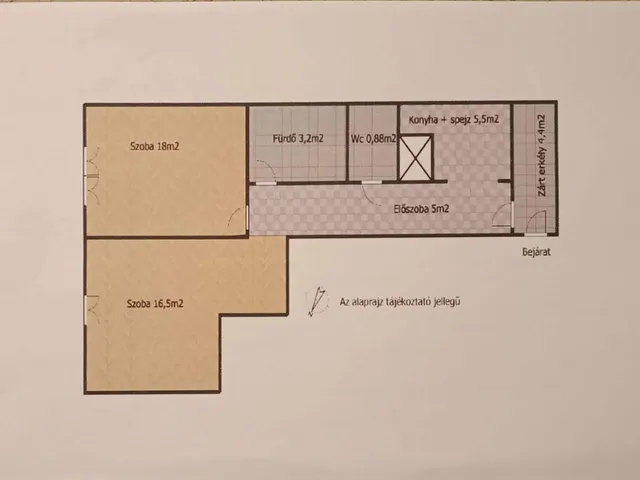 Eladó lakás Budapest XX. kerület, Pesterzsébet központjában 51 nm