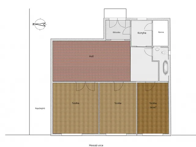 Eladó lakás Budapest XX. kerület, Hosszú utca 96 nm