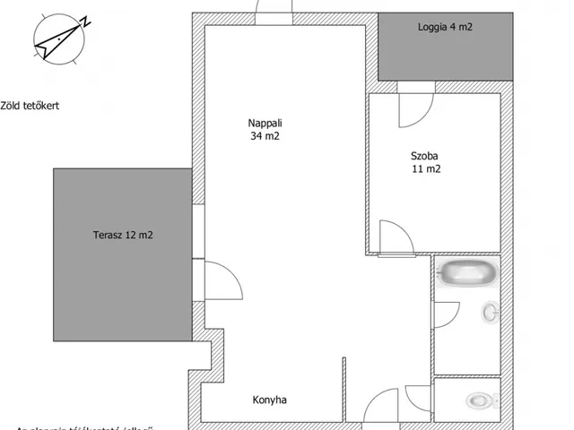 Eladó lakás Budapest XIX. kerület, Zrínyi utca 54 nm