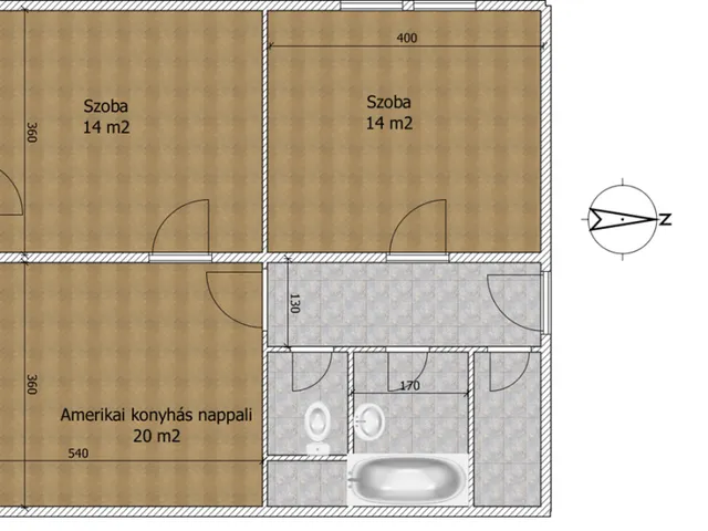 Eladó lakás Budapest IX. kerület, Dési Huber utca 63 nm