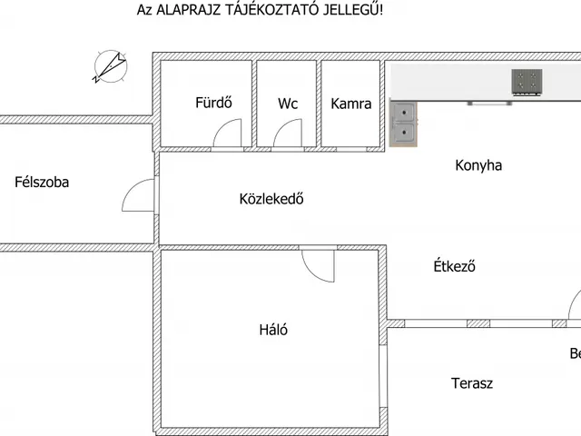 Eladó ház Budapest IX. kerület, Aszódi ltp 55 nm