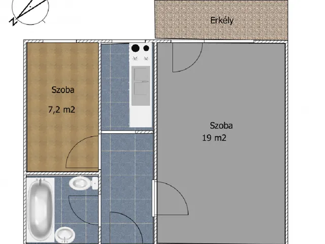 Eladó lakás Budapest XIX. kerület, Csokonai utca 35 nm