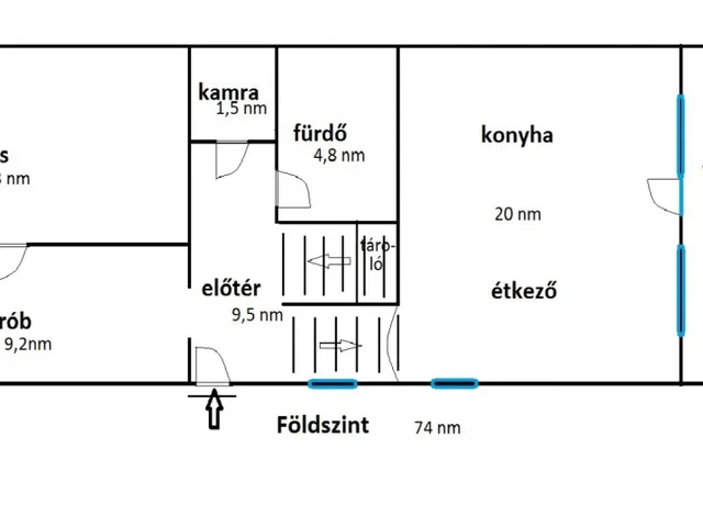 Eladó ház Budapest XV. kerület, Bercsényi utca 151 nm
