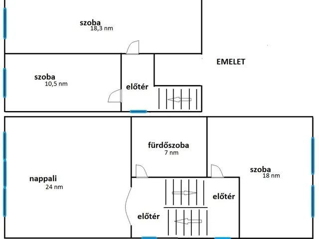 Eladó ház Budapest XV. kerület, Bercsényi utca 151 nm
