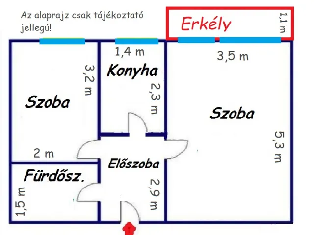 Eladó lakás Budapest X. kerület 35 nm