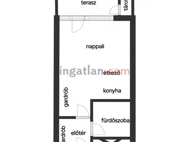 Kiadó lakás Budapest III. kerület 31 nm