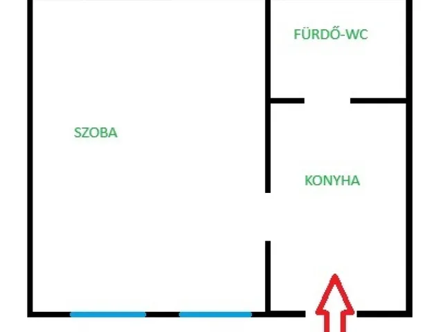 Eladó lakás Budapest VII. kerület, Garay tér közelében 30 nm