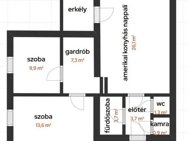 Eladó lakás Hatvan, Csaba utca 67 nm