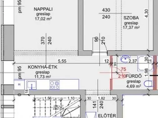 Eladó lakás Hatvan, Csaba utca 57 nm