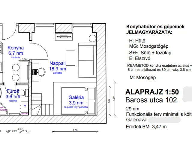 Eladó lakás Budapest VIII. kerület 27 nm