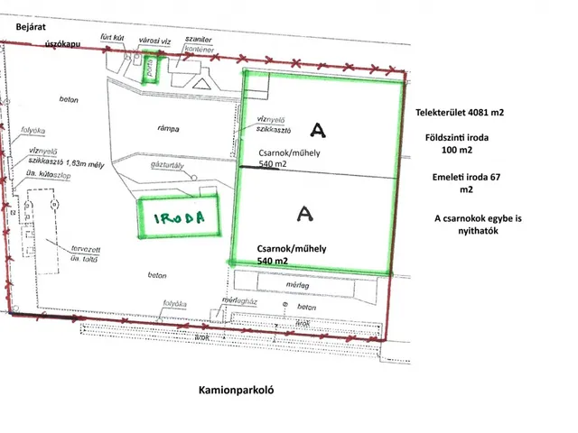 Eladó kereskedelmi és ipari ingatlan Halásztelek, II. Rákóczi Ferenc utca