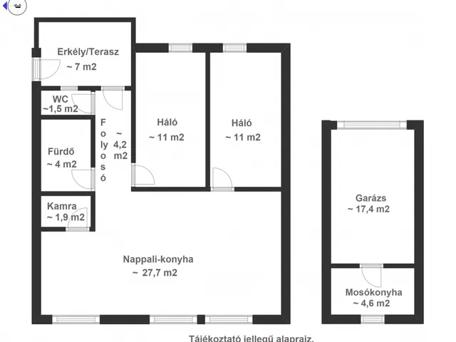 Eladó lakás Budapest XI. kerület, Kelenvölgy csendes utcája 65 nm