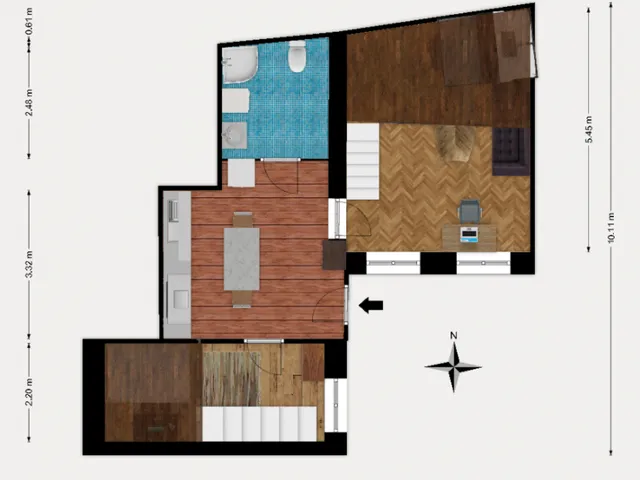 Eladó lakás Budapest VII. kerület, Almássy tér 44 nm