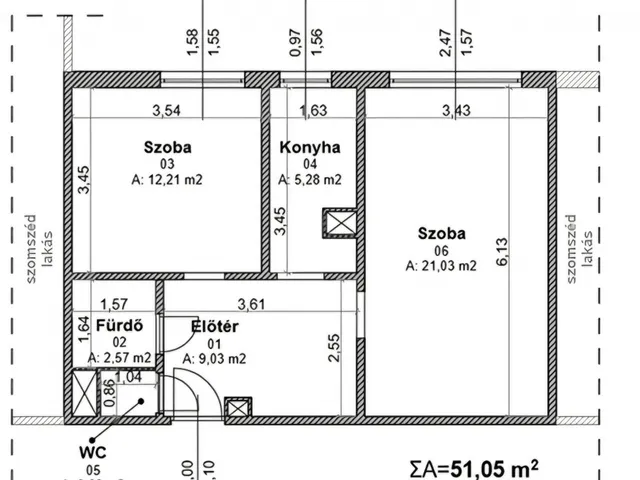Kiadó lakás Budapest XI. kerület, Etele út 51 nm