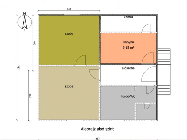 Eladó ház Dömsöd, Fő utca 63 nm