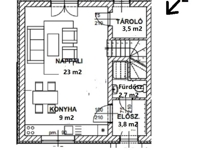 Eladó lakás Budapest XIX. kerület, Batthyaány utca 89 nm