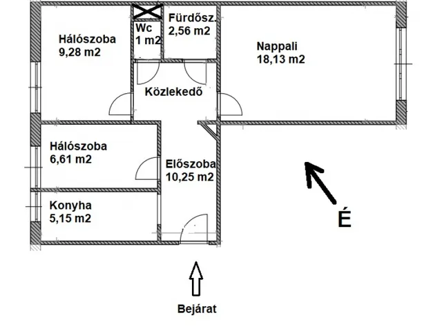 Eladó lakás Budapest XVIII. kerület, Csontváry Kosztka Tivadar utca 53 nm