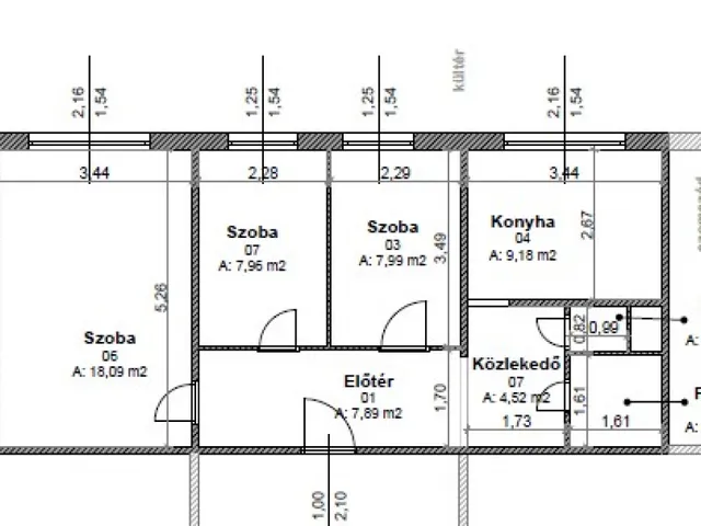Eladó lakás Budapest XIX. kerület, Rákóczi utcában 59 nm