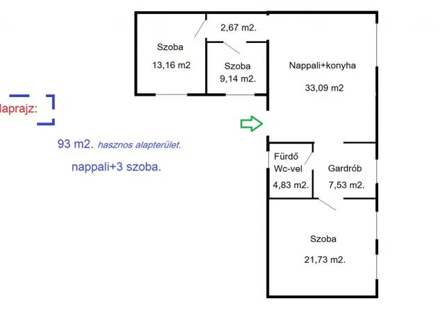 Eladó ház Budapest XVIII. kerület, Szemeretelep utca 93 nm