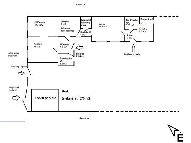 Eladó ház Budapest XIX. kerület, Jókai utca 82 nm