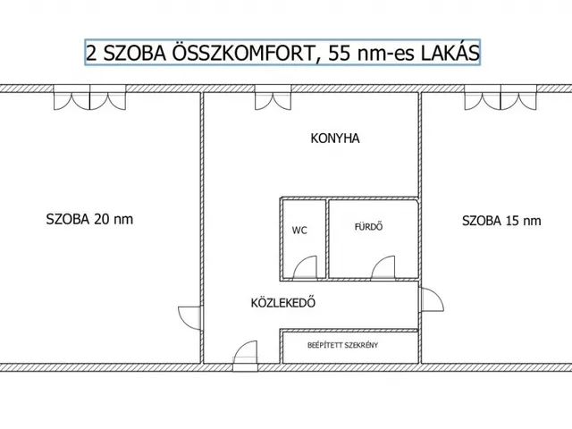 Eladó lakás Szigetszentmiklós 55 nm