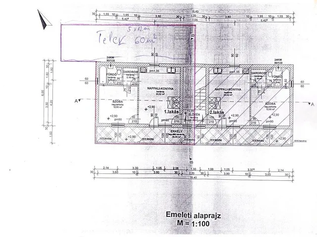 Eladó lakás Majosháza, Központban 39 nm