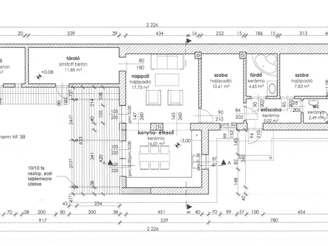 Kiadó ház Budapest XIX. kerület, Vásár tér 80 nm