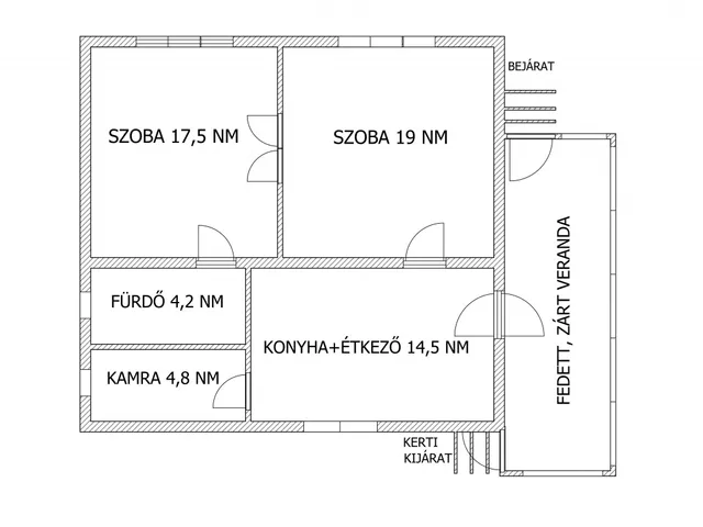 Eladó ház Budapest XVII. kerület 60 nm