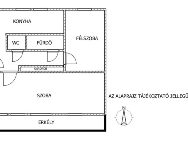 Eladó lakás Budapest XVII. kerület, Földműves u környékén lévő utca 50 nm