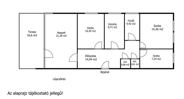 Eladó lakás Budapest II. kerület, Ferenchegyi lépcső 79 nm