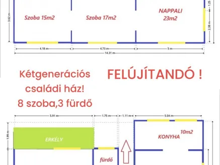 Eladó ház Budapest XI. kerület, Kelenvölgyben többgenerációs családiház eladó! 200 nm
