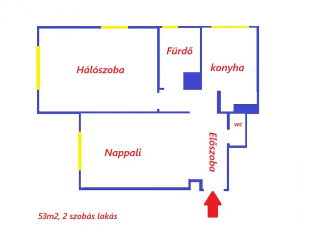 Eladó lakás Budapest VI. kerület, Diplomatanegyedben villalakás eladó ! 53 nm