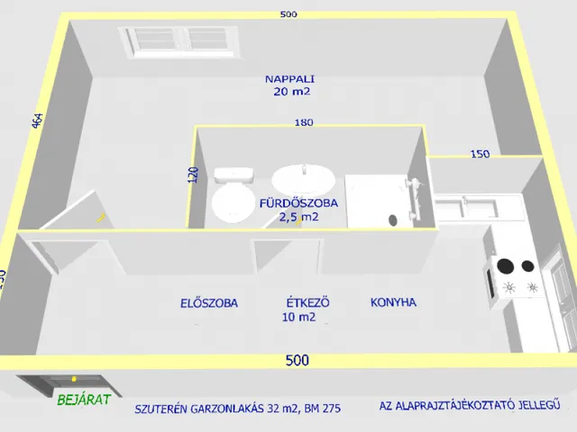Eladó lakás Budapest XI. kerület 32 nm