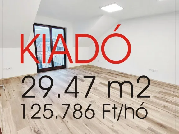 Kiadó kereskedelmi és ipari ingatlan Vác 29 nm