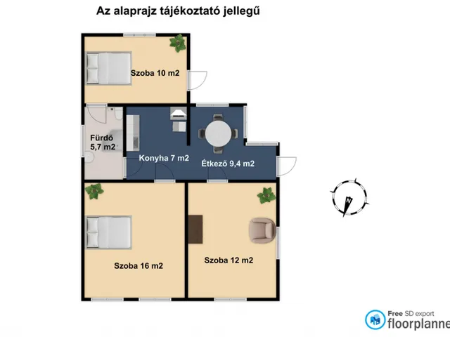 Eladó ház Bér 61 nm