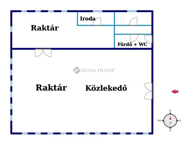 Kiadó kereskedelmi és ipari ingatlan Nyíregyháza 800 nm