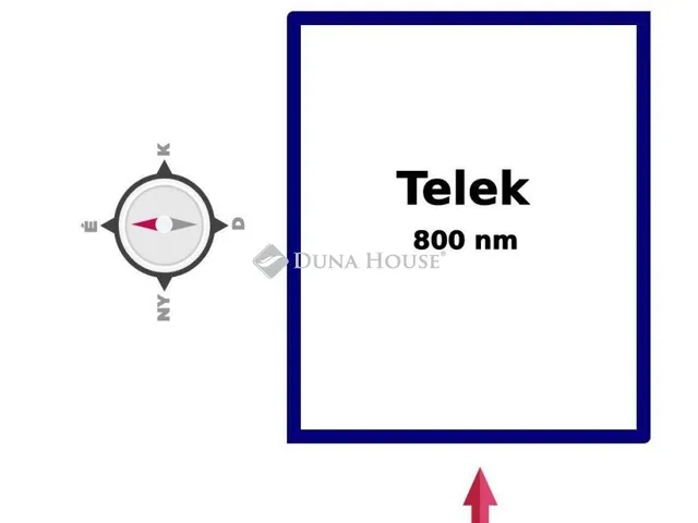Eladó telek Újfehértó 800 nm