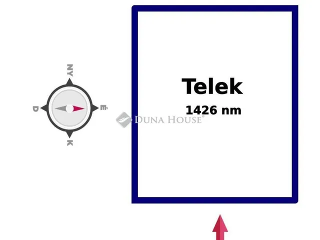 Eladó telek Nyíregyháza, Aranykalász sor 1426 nm