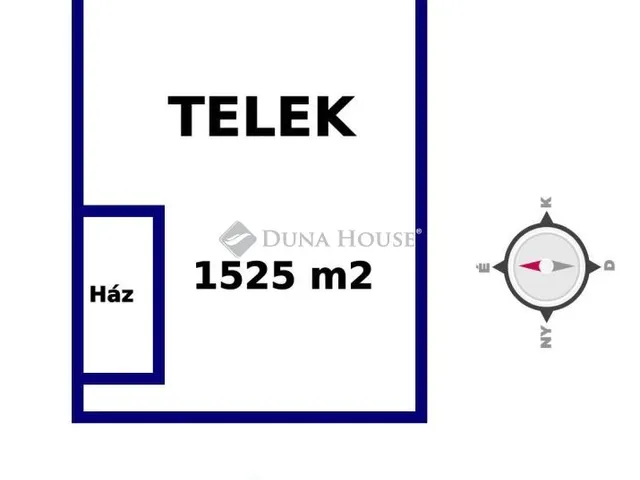 Eladó telek Ófehértó 1525 nm