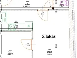Eladó lakás Nyíregyháza 41 nm