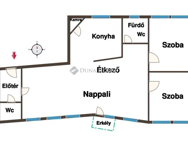 Kiadó lakás Nyíregyháza 72 nm