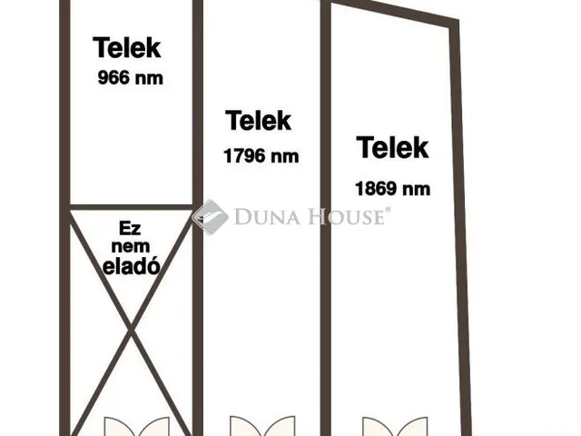 Eladó telek Nyíregyháza, Diák utca 4631 nm