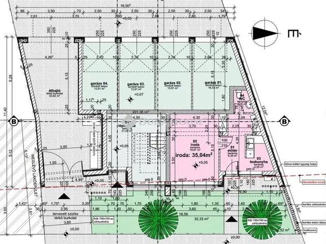 Eladó garázs Nyíregyháza 16 nm
