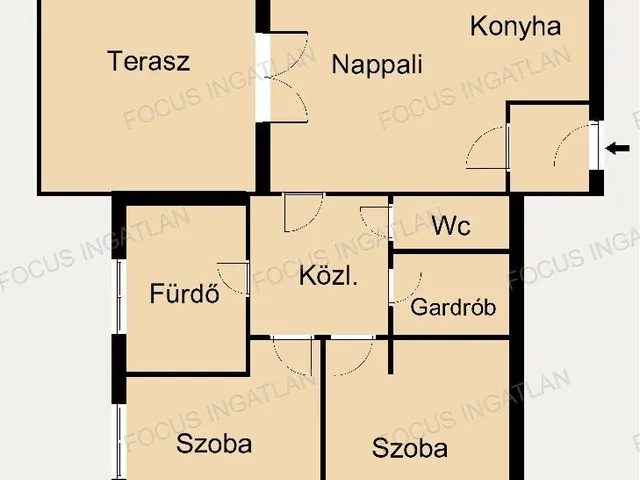 Eladó lakás Kecskemét 66 nm