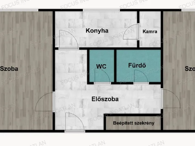 Eladó lakás Kecskemét, Széchenyiváros 47 nm