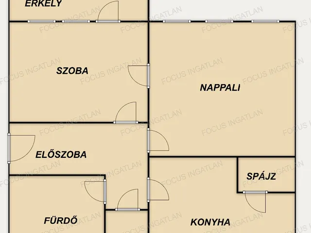 Eladó lakás Kecskemét, Műkertváros 59 nm