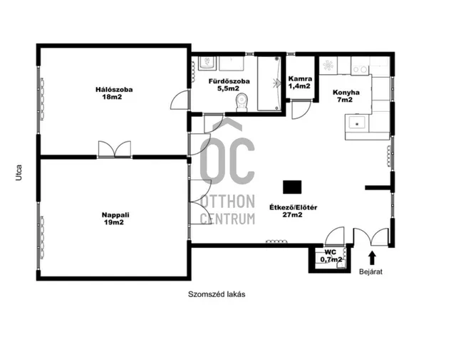 Eladó lakás Budapest I. kerület 88 nm