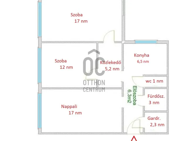 Eladó lakás Budapest III. kerület, Óbuda 68 nm